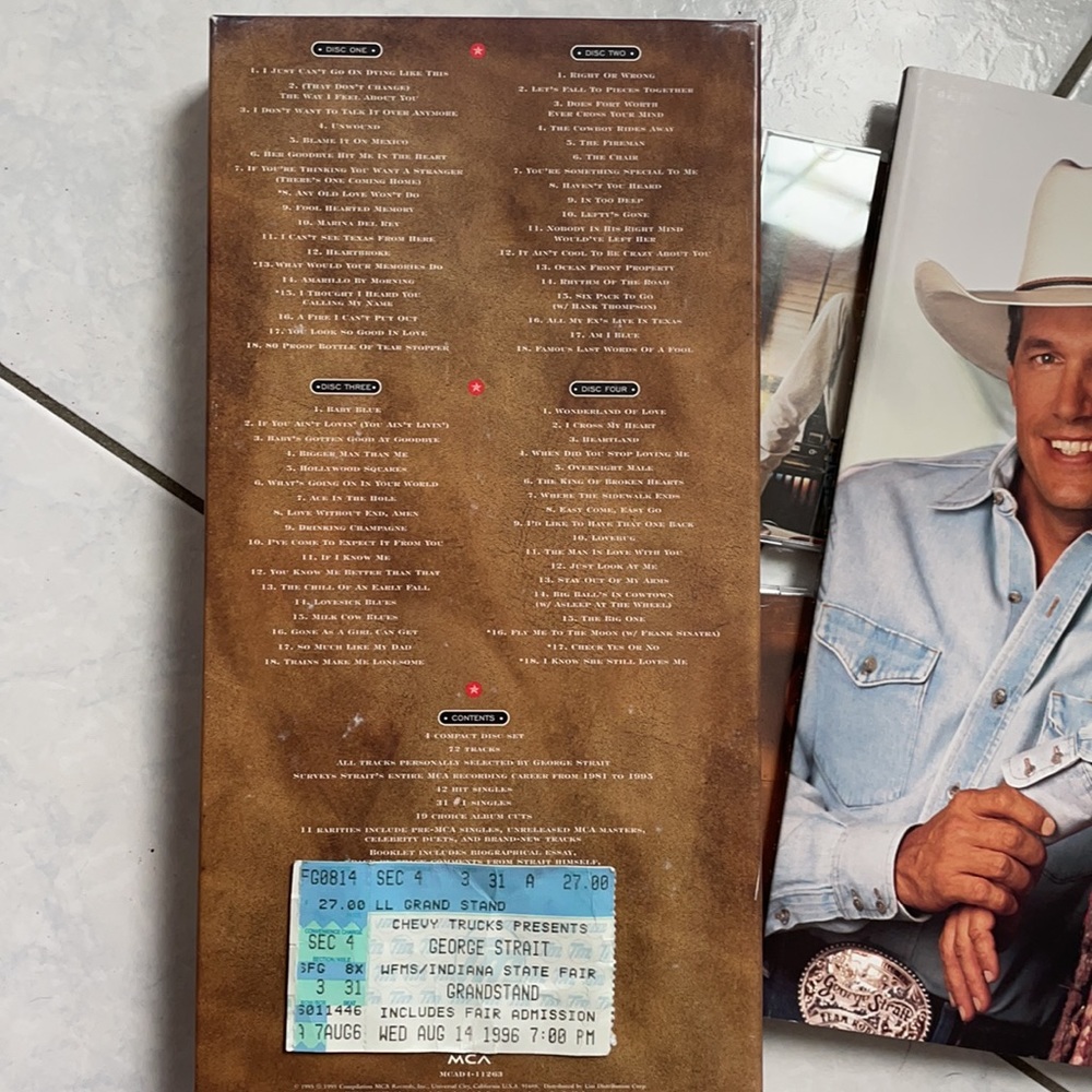 George Strait 4-cd box set - Picture 5 of 10
